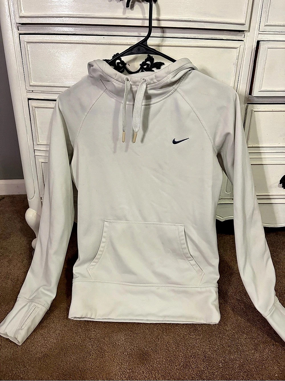 Nike Therma-FIT Pullover Hoodie White